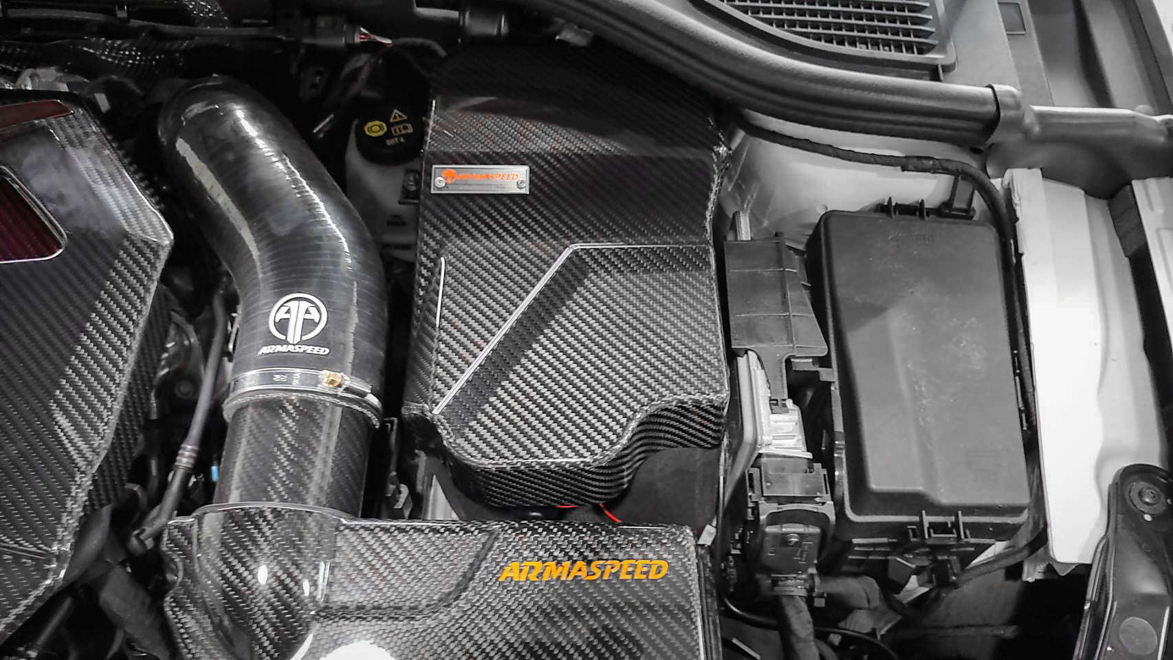 ARMASPEED Volkswagen Golf Mk8 | Carbon Fiber Battery Cover