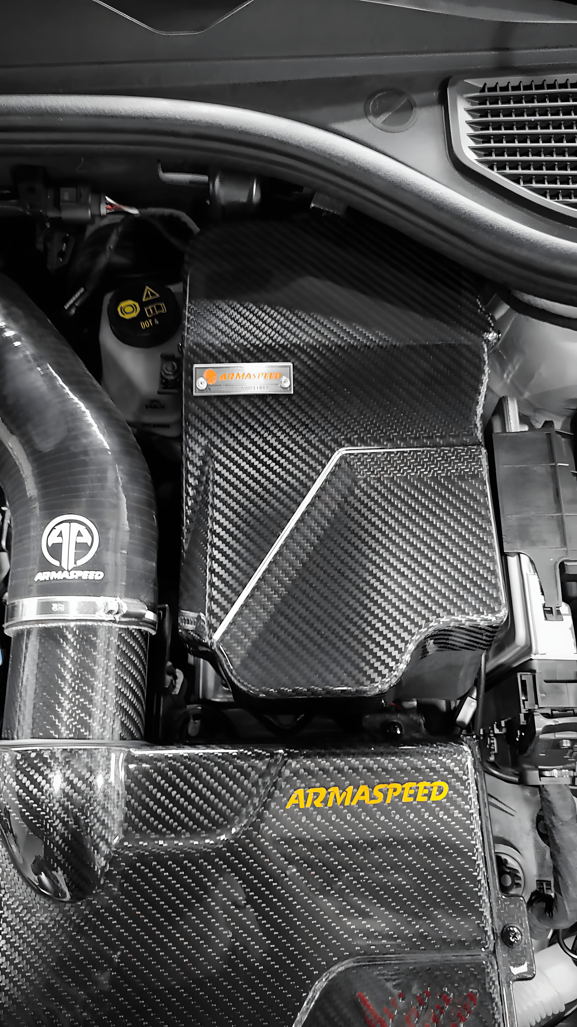 ARMASPEED Volkswagen Golf Mk8 | Carbon Fiber Battery Cover