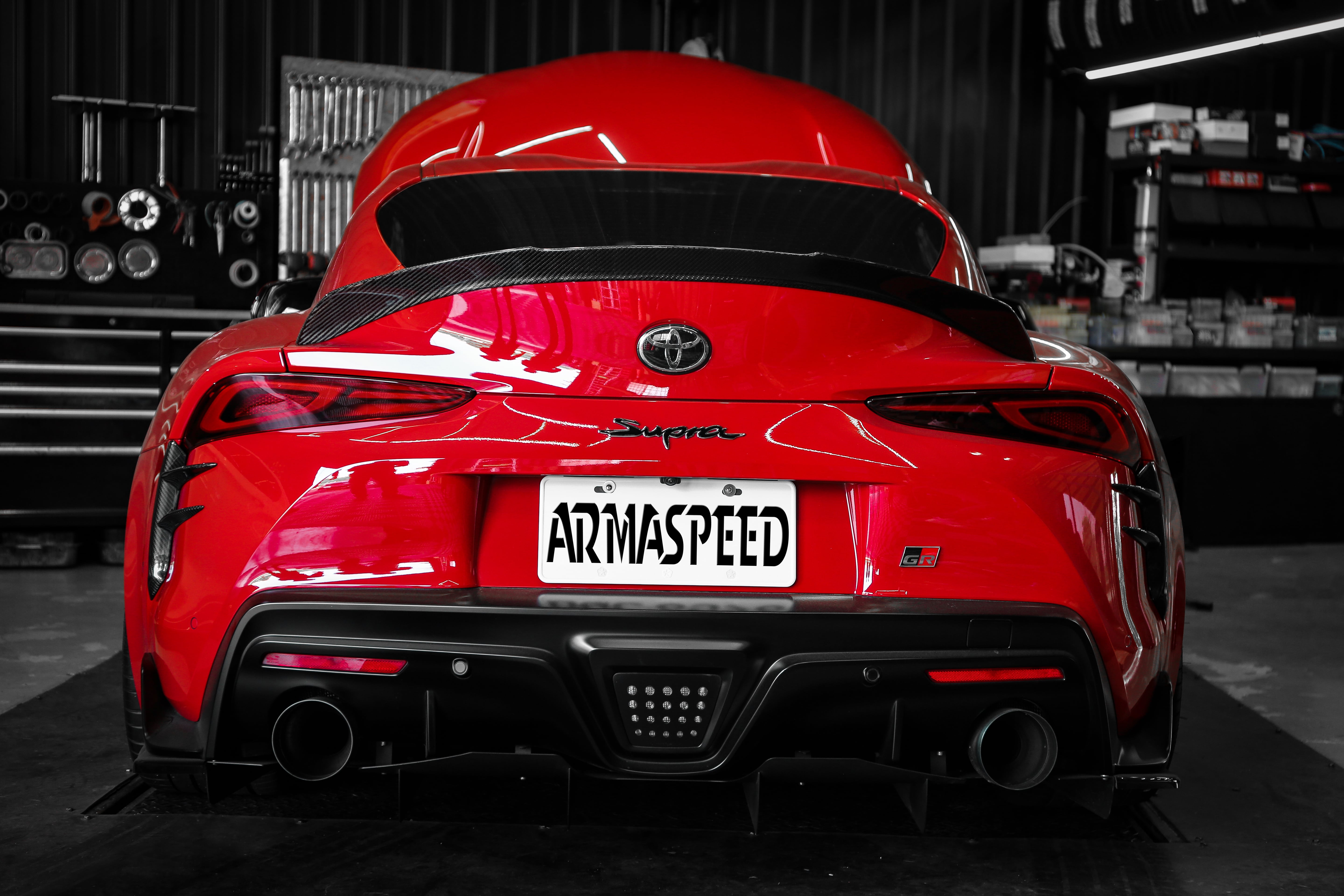 ARMASPEED Toyota GR Supra (A90/A91) | Carbon Fiber Rear Canards