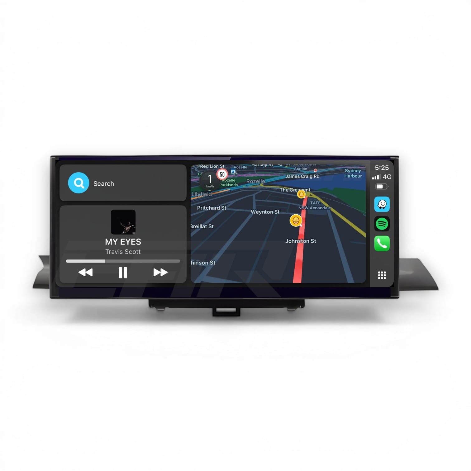 Audi A4 / S4 / RS4 / A5 / S5 / RS5 | B9 | 12.3" Linux CarPlay/Android Touchscreen Display | 2016 - 2019