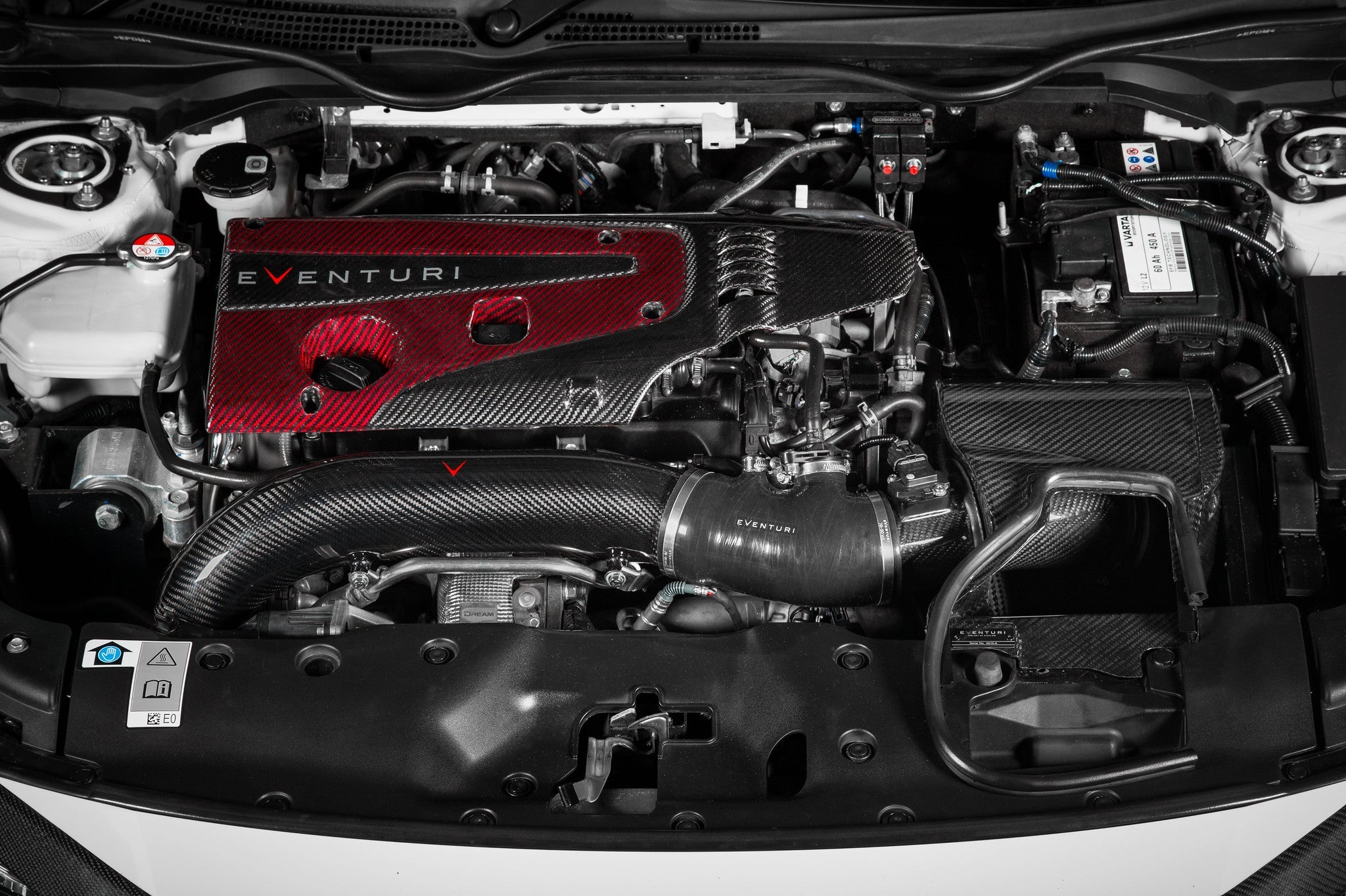 Eventuri Honda Civic Type R | FK8 | Carbon Turbo Tube Package (With V2 MAF Tube)