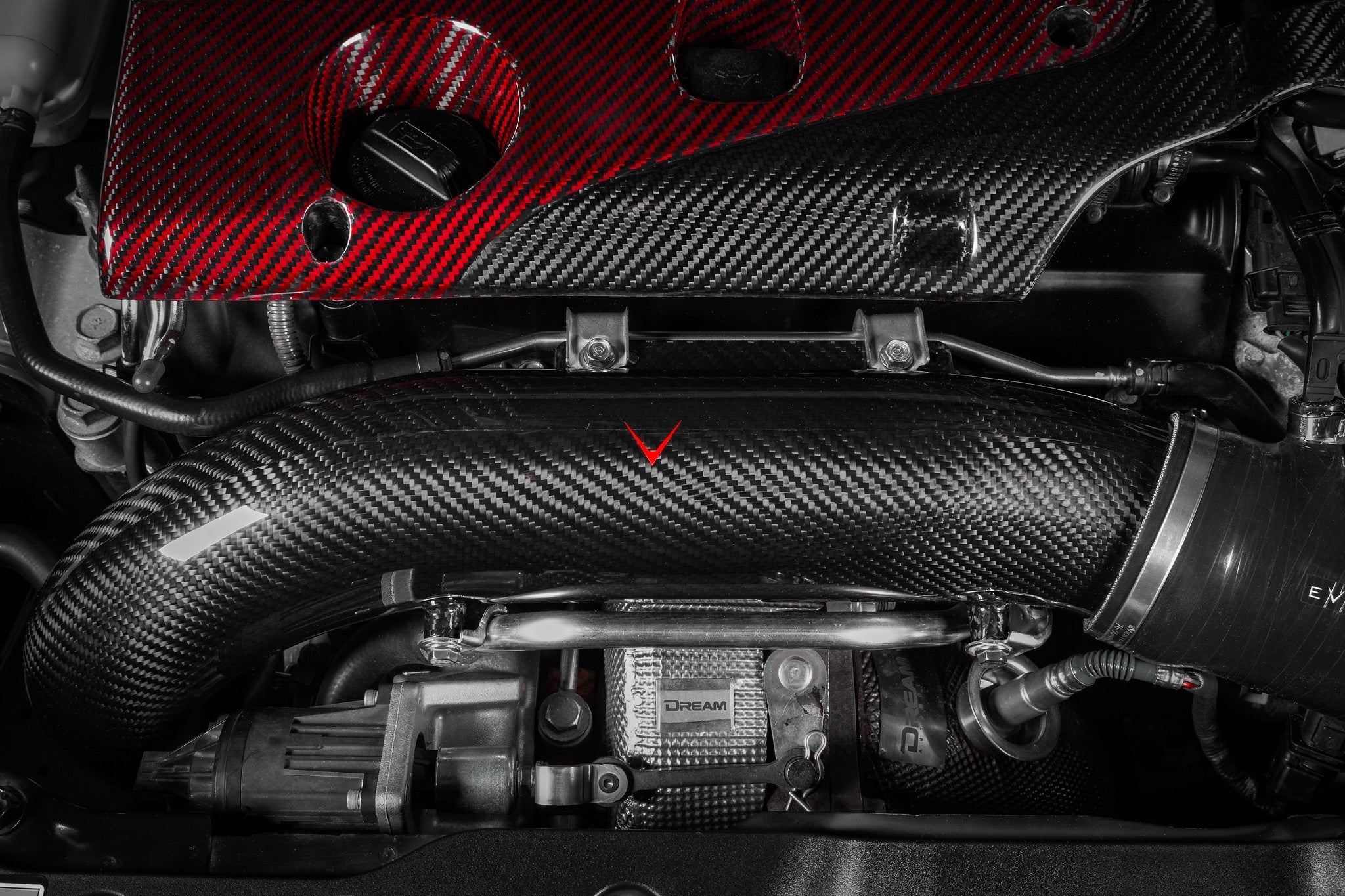Eventuri Honda Civic Type R | FK8 | Carbon Turbo Tube Package (With V2 MAF Tube)
