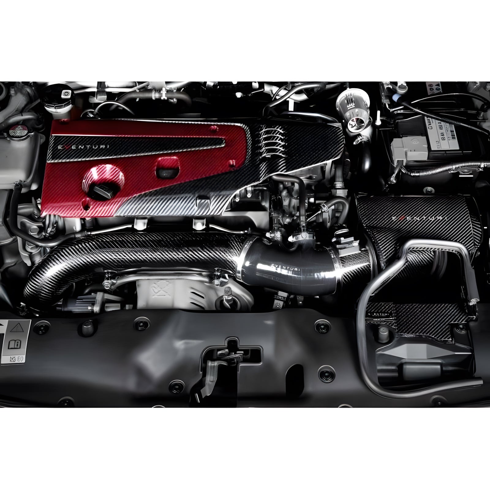 Eventuri Honda Civic Type R | FK8 | Carbon V2 MAF Tube and Silicon Set