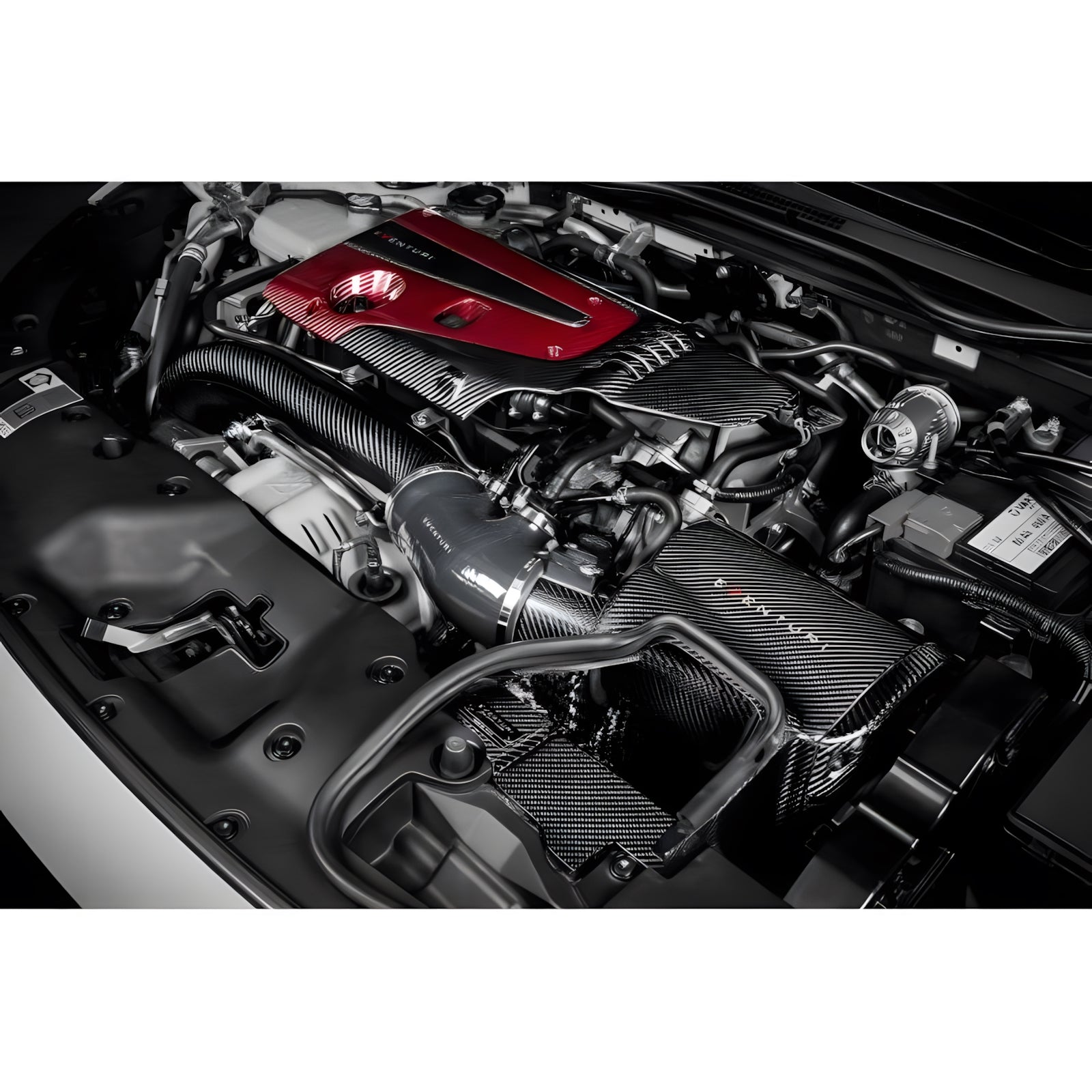 Eventuri Honda Civic Type R | FK8 | Carbon V2 MAF Tube and Silicon Set