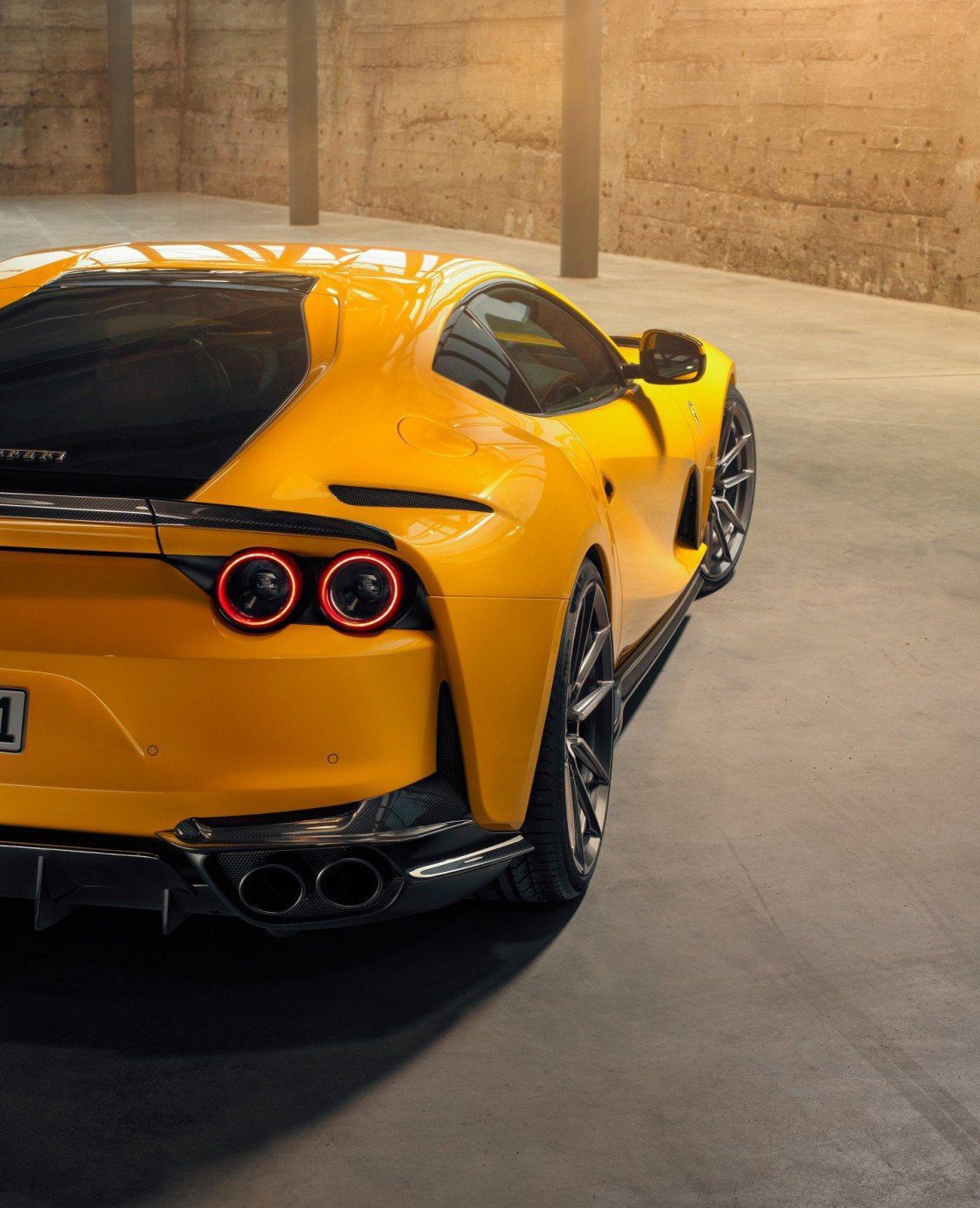 Ferrari 812 Superfast / GTS | Novitec Carbon Rear Bumper Attachments