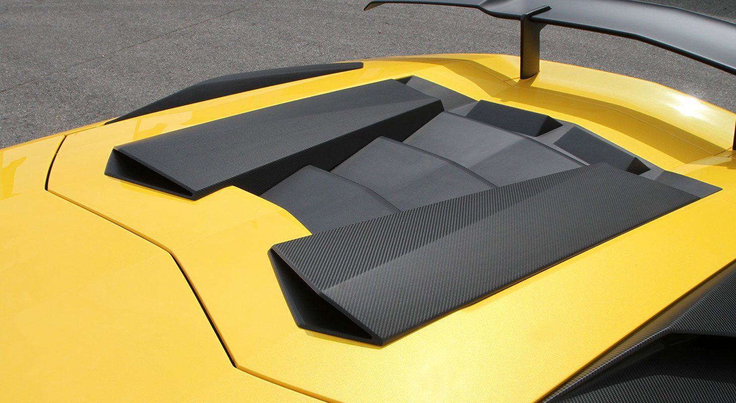 Lamborghini Aventador SV | Novitec Carbon Roof Air Intake Scoop
