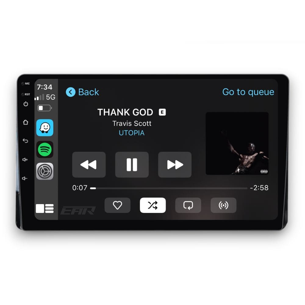 Toyota Highlander/Kluger (2022+) Multimedia 9" Touchscreen Display + Built-In Wireless Carplay & Android Auto
