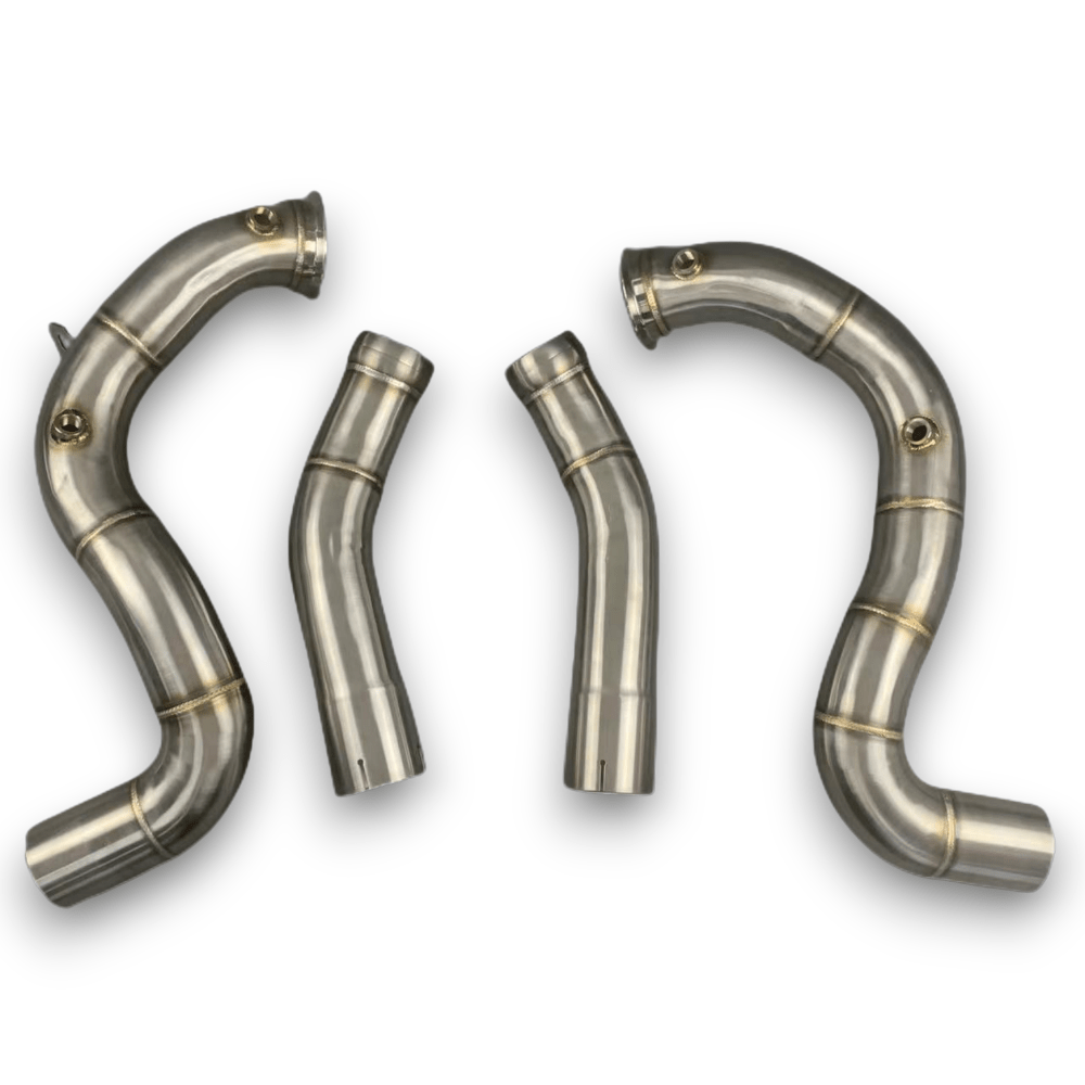 Activated Performance Mercedes Benz C63 & C63S (W205/C205) V8 4.0L TT Downpipes (2015 - 2022) - Euro Active Retrofits