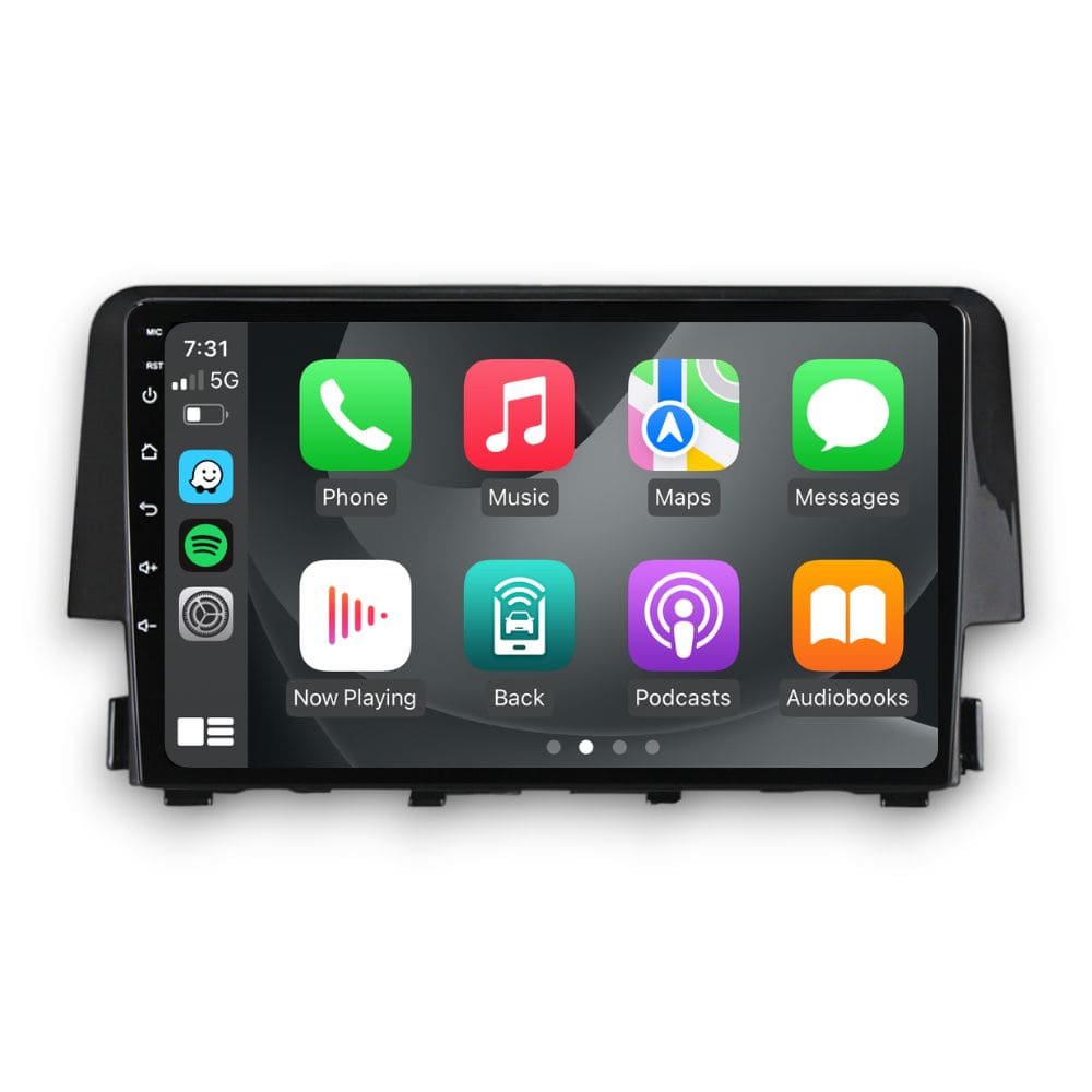 Honda Civic (2016 - 2021) Multimedia 9" Touchscreen Display + Built-In Wireless Carplay & Android Auto - Euro Active Retrofits AU