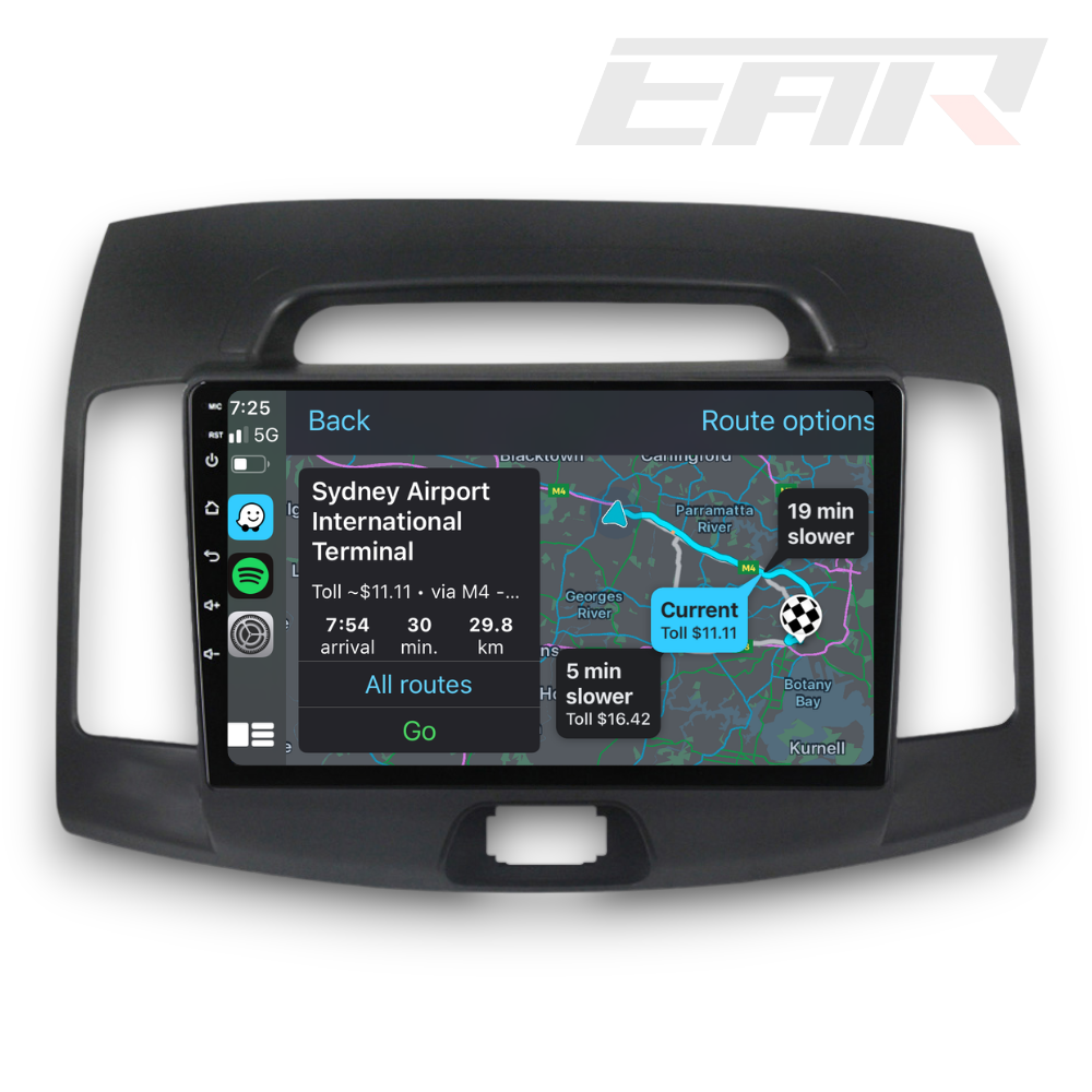 Hyundai Elantra/Avante (2006 - 2011) Multimedia 9" Touchscreen Display + Built-In Wireless Carplay & Android Auto - Euro Active Retrofits