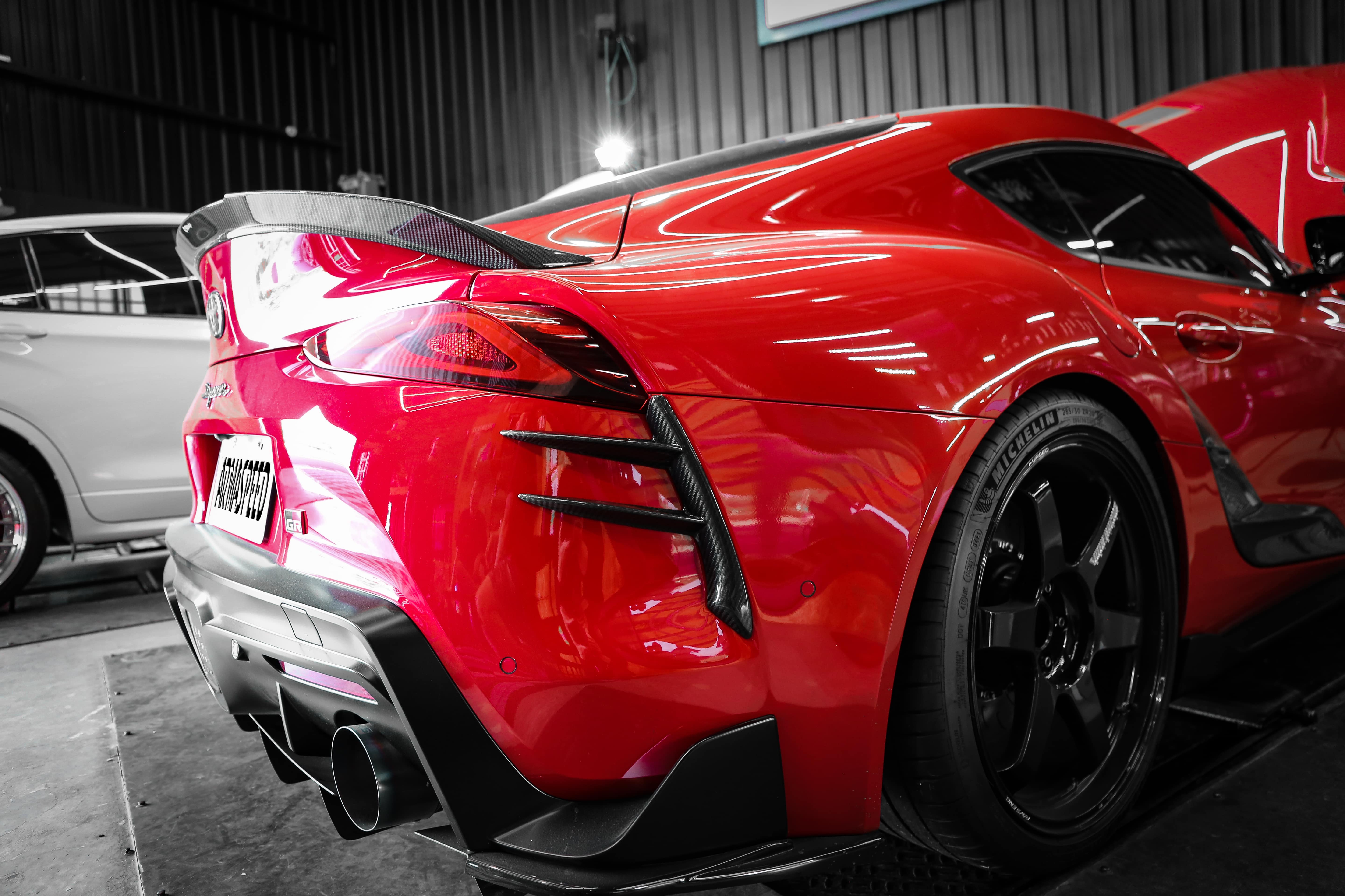 ARMASPEED Toyota GR Supra (A90/A91) | Carbon Fiber Rear Canards