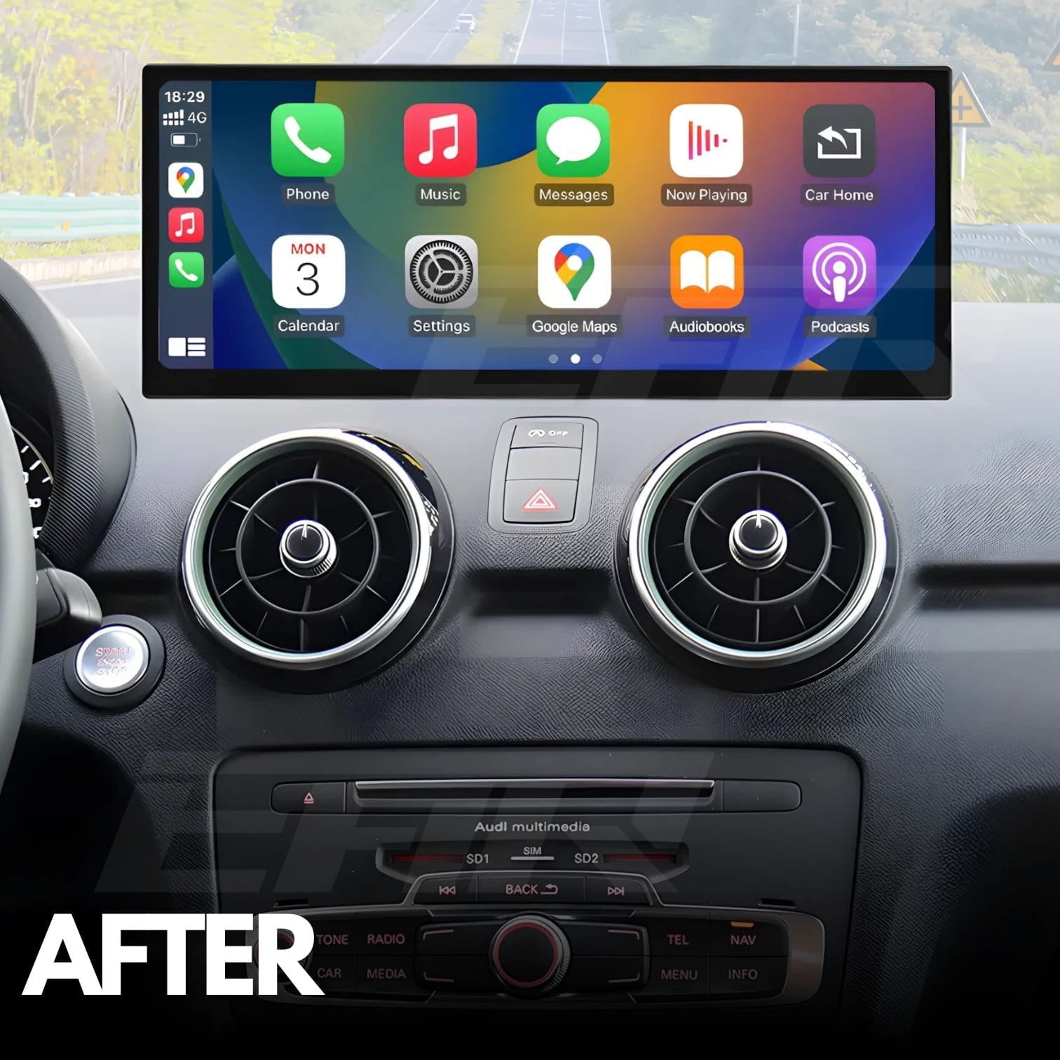 Audi Q2 / SQ2 | 12.3" Linux CarPlay/Android Touchscreen Display | 2016 - 2023