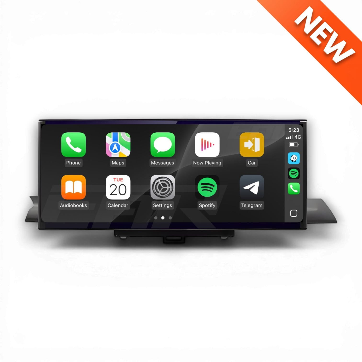 Audi A4 / S4 / RS4 / A5 / S5 / RS5 | B9 | 12.3" Linux CarPlay/Android Touchscreen Display | 2016 - 2019