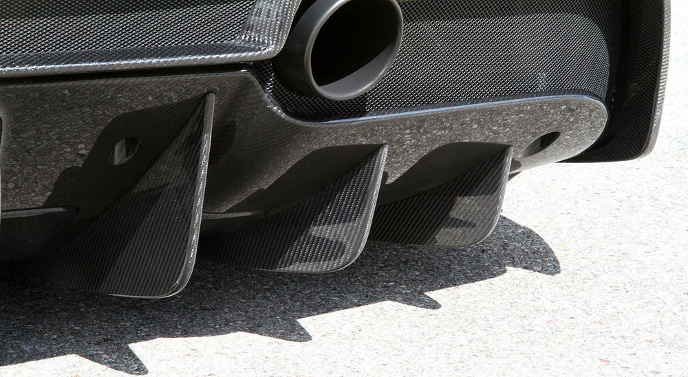 Ferrari 488 GTB / Spider NOVITEC Carbon Diffuser Fins | Nevera Auto