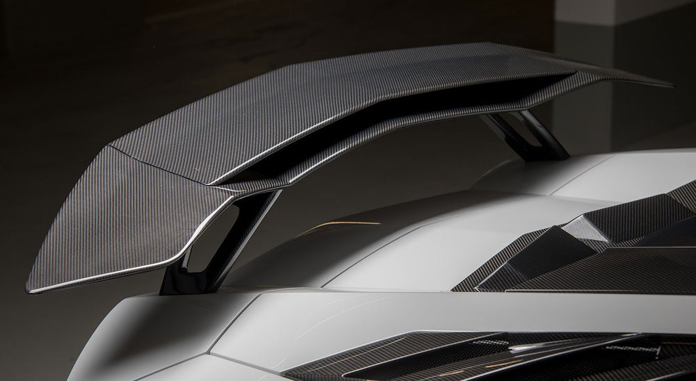 Double Rear Lamborghini Aventador NOVITEC Double Rear Wing Upgrade | Nevera Auto