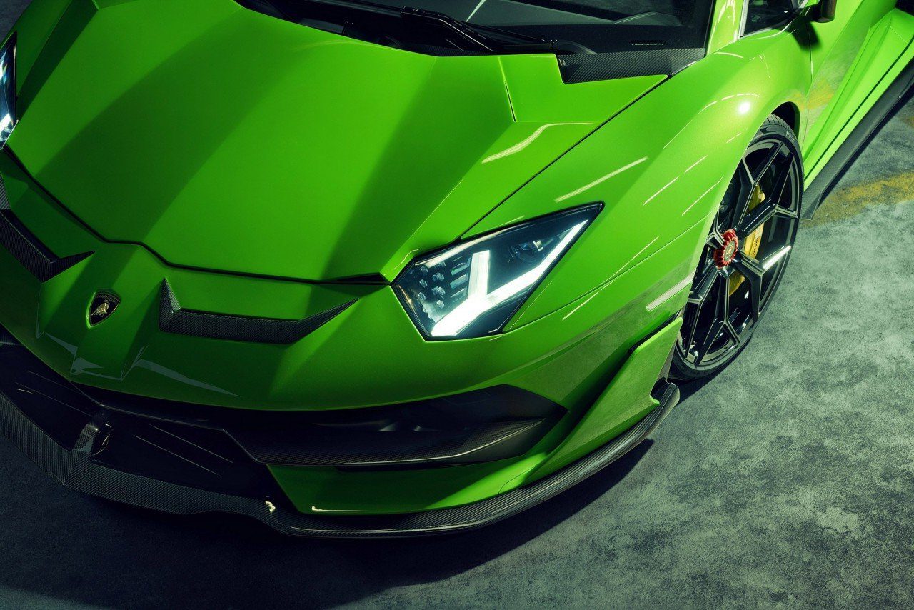 Lamborghini Aventador SVJ/SVJ Roadster | Novitec Carbon Front Spoiler Lip