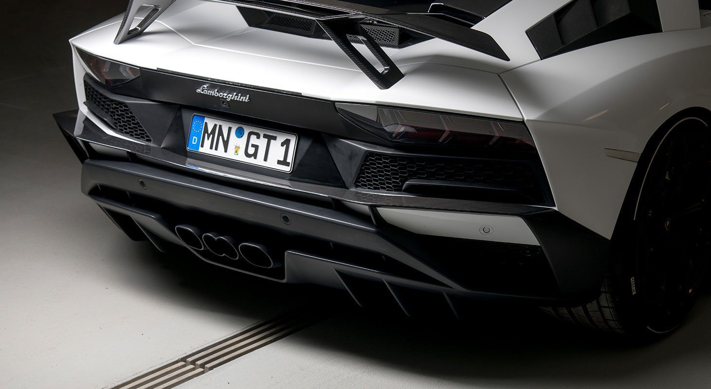 Lamborghini Aventador S/S Roadster | Novitec Carbon Rear Bumper Diffuser-Bars