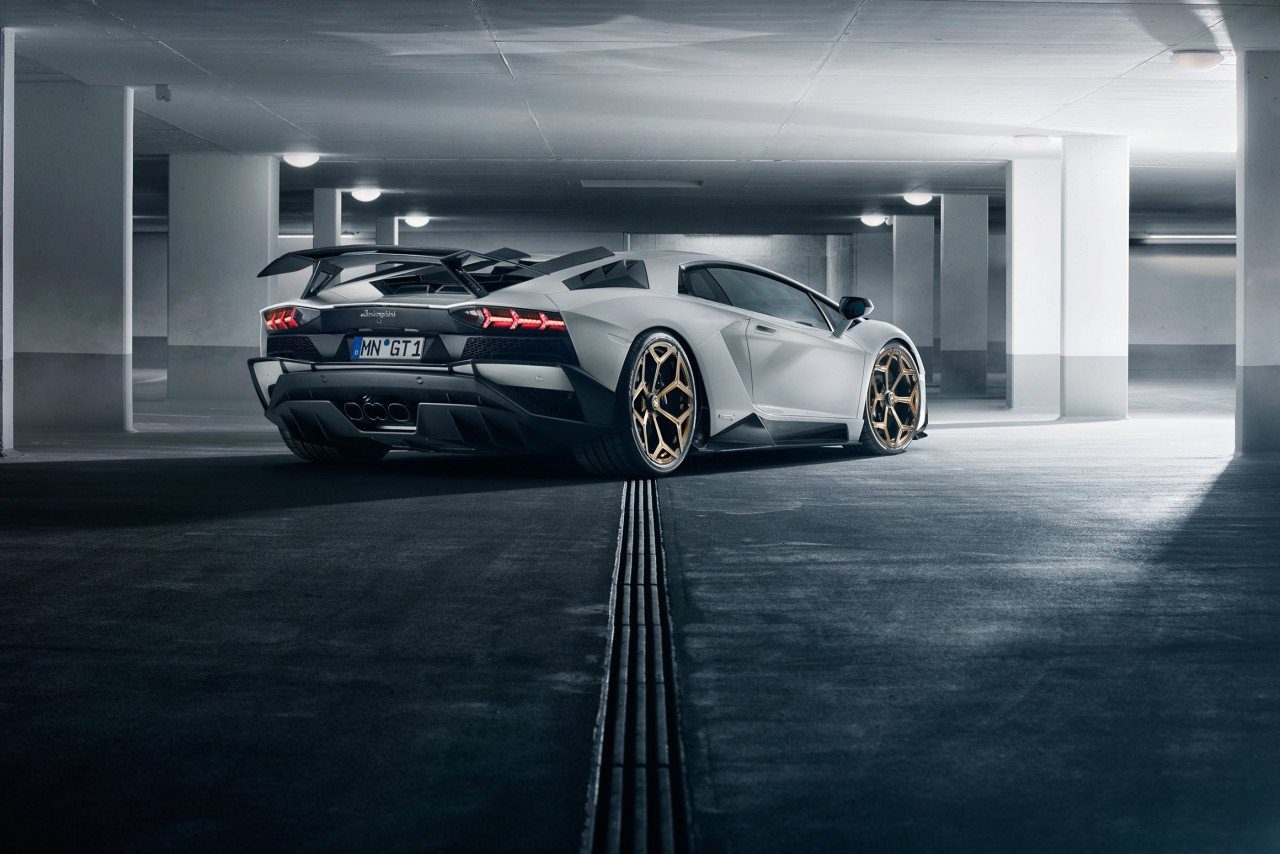 Lamborghini Aventador S/S Roadster | Novitec Carbon Rear Bumper Diffuser-Bars