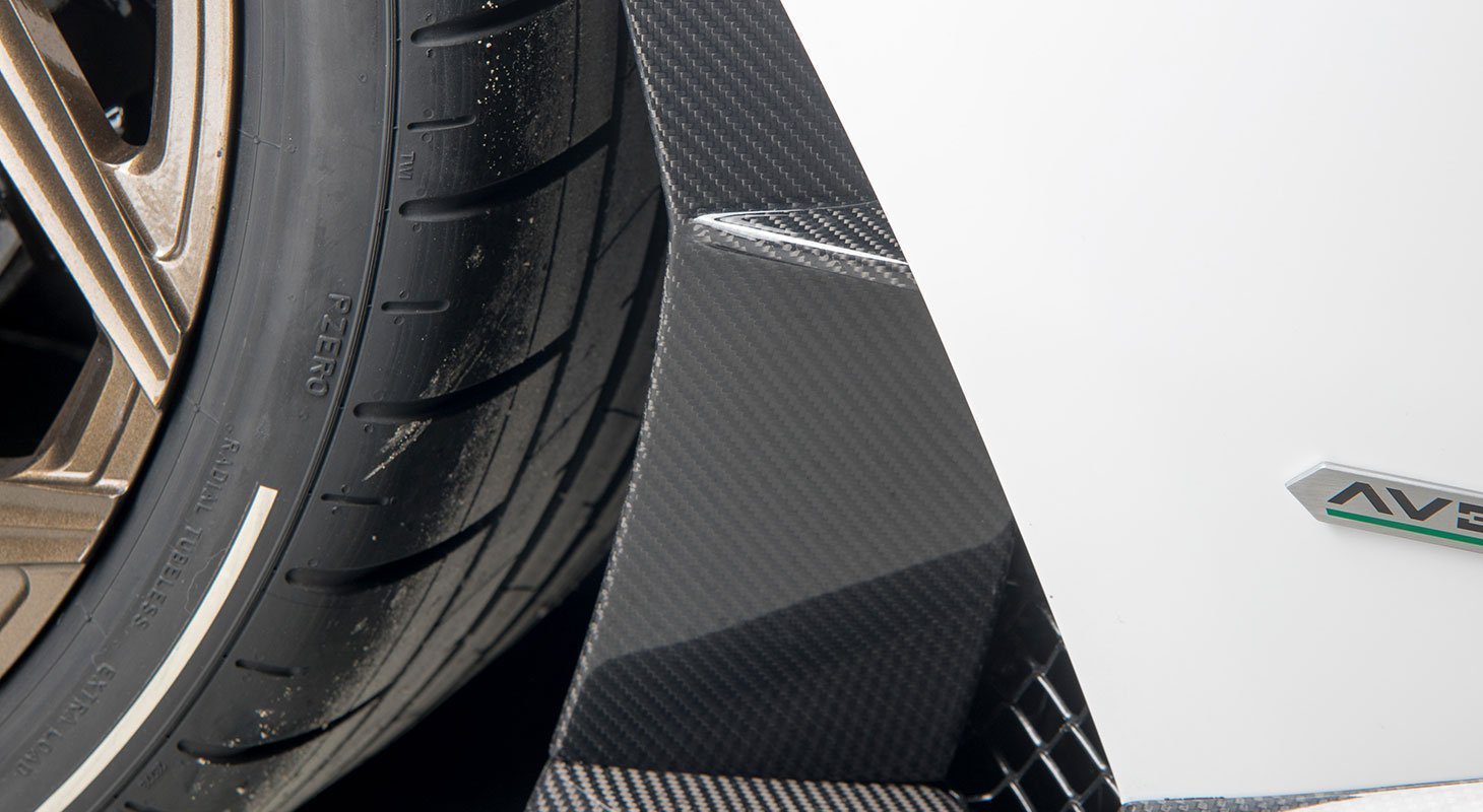 Lamborghini Aventador S/S Roadster | Novitec Carbon Side Panel Inserts