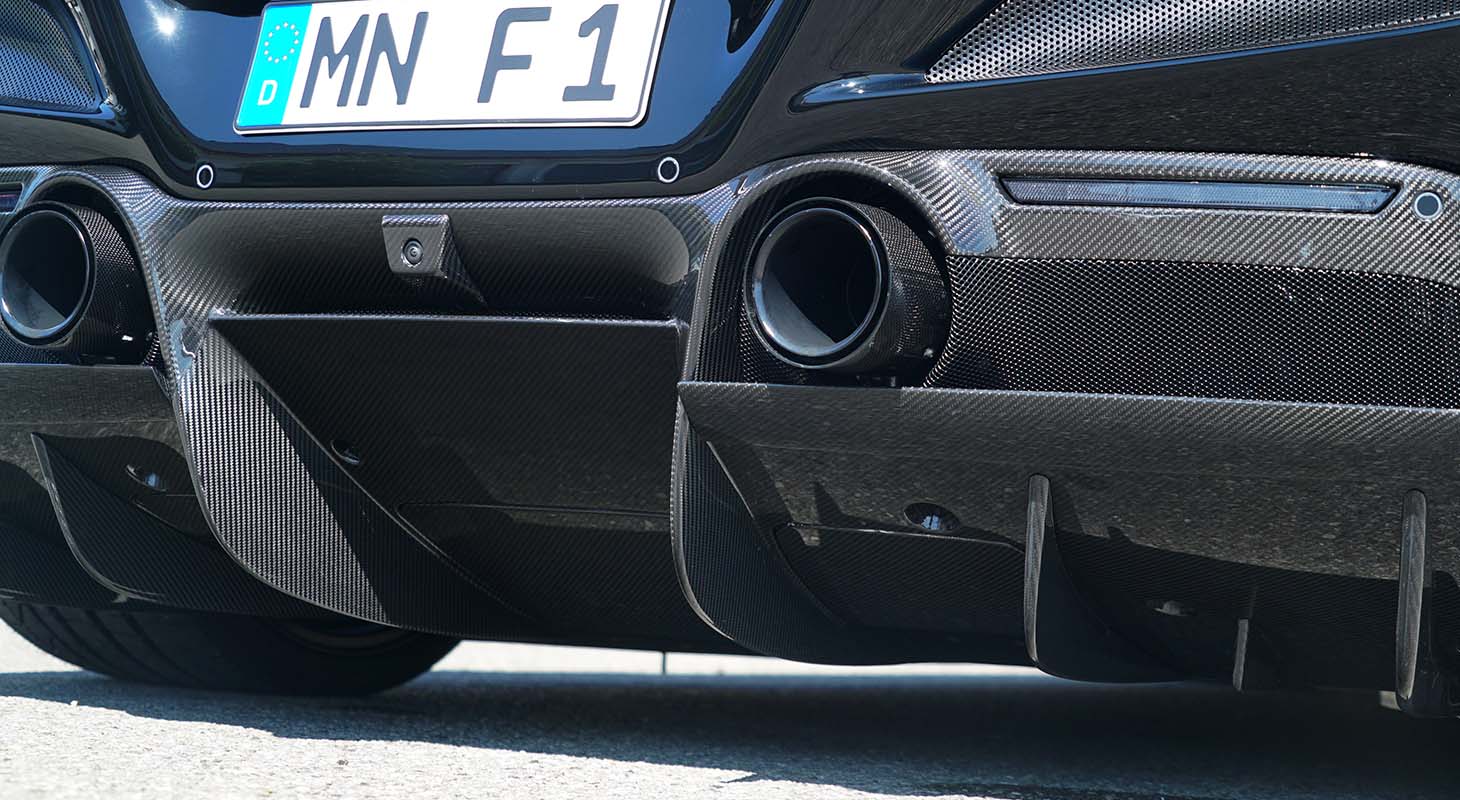 Ferrari F8 Tributo/Spider | Novitec Carbon Rear Diffuser Air-Opening Covers