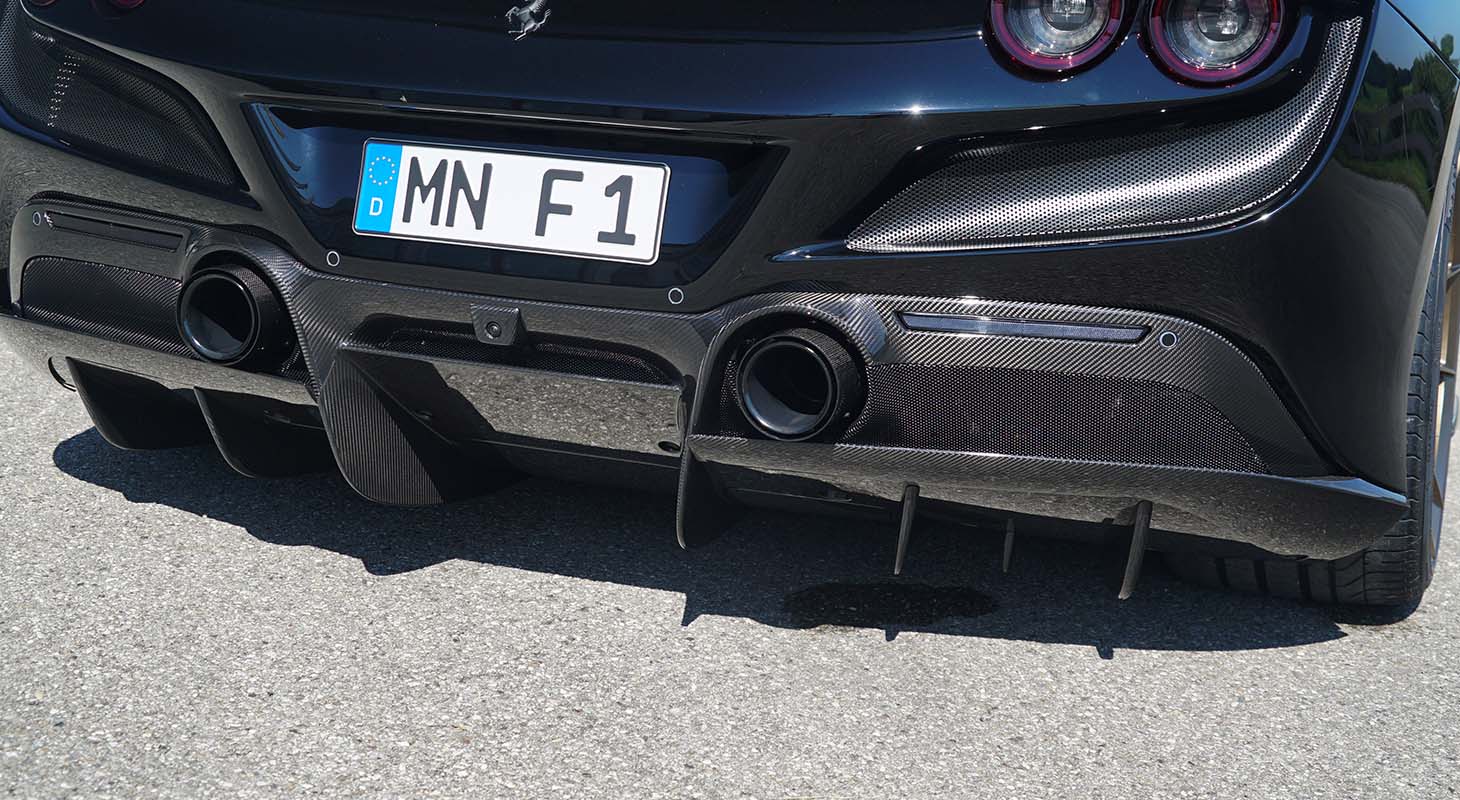 Ferrari F8 Tributo/Spider | Novitec Carbon Rear Diffuser