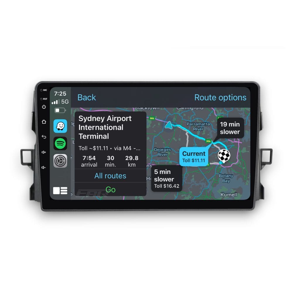 Toyota Corolla Hatchback (Auris) (2006 - 2011) Multimedia 9" Touchscreen Display + Built-In Wireless Carplay & Android Auto