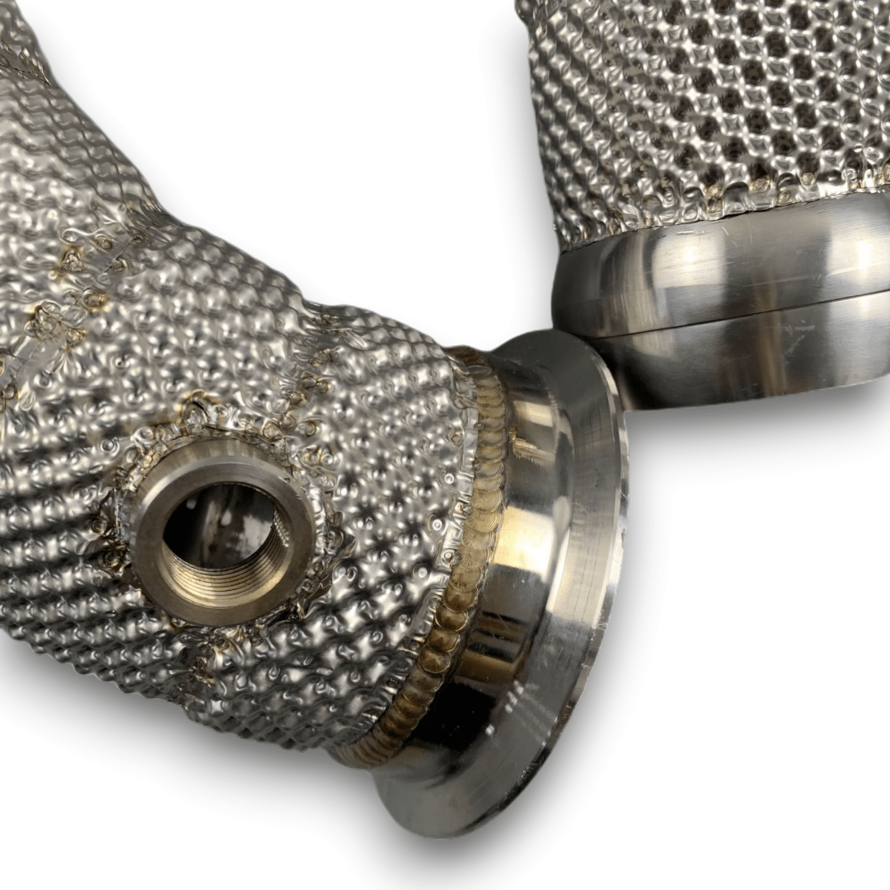 Activated Performance Mercedes Benz C63 & C63S (W205/C205) V8 4.0L TT Downpipes (2015 - 2022) - Euro Active Retrofits