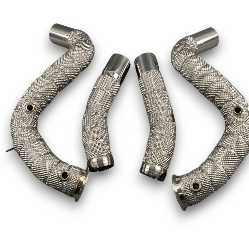 Activated Performance Mercedes Benz C63 & C63S (W205/C205) V8 4.0L TT Downpipes (2015 - 2022) - Euro Active Retrofits