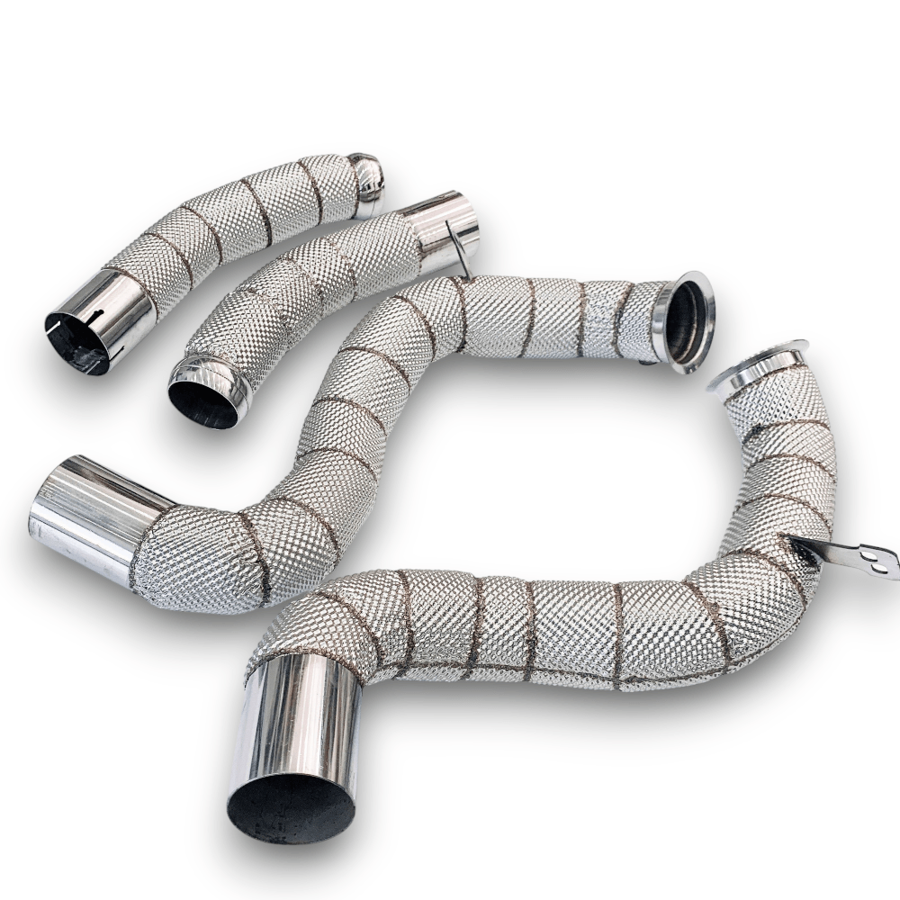 Activated Performance Mercedes Benz C63 & C63S (W205/C205) V8 4.0L TT Downpipes (2015 - 2022) - Euro Active Retrofits